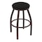 Holland Bar Stool Co 25" Swivel Counter Stool, Brnz Finish, Canter Espresso Seat X802 - alternate 1
